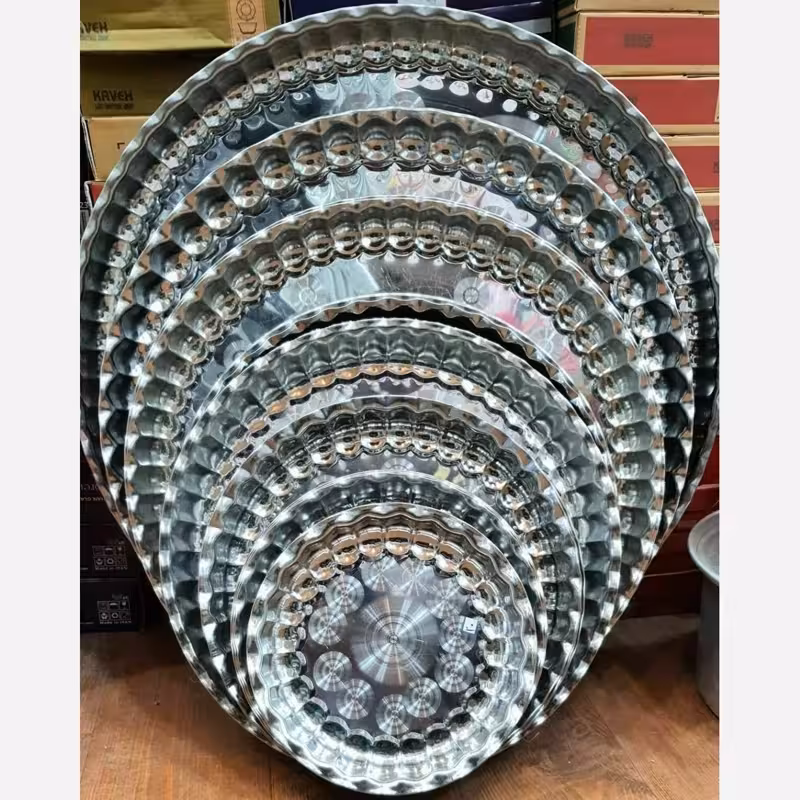 سینی استیل کنگره سایز 1 | amazonchi