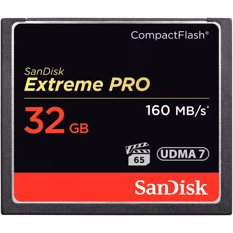 کارت حافظه Sandisk CF 32 GB 160 MB/S 1067X