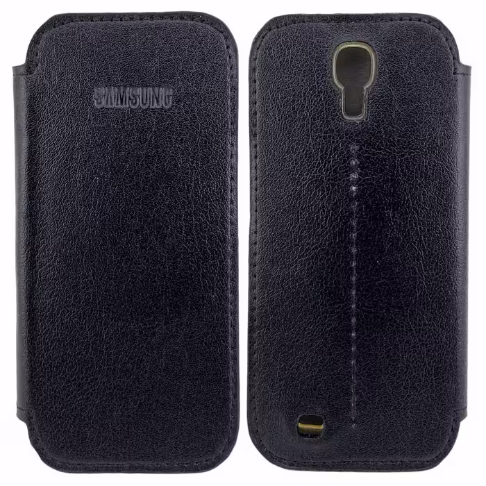قاب Samsung S4 / i9500 مدل کلاسوری طرح چرم / رنگ مشکی – کد 41206