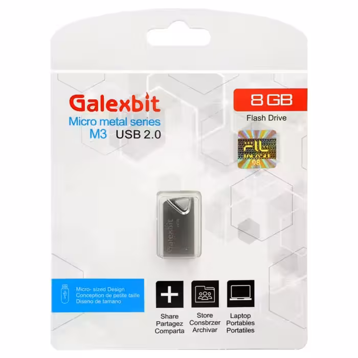 فلش 8G GALEXBIT MICRO METAL SERIES M3