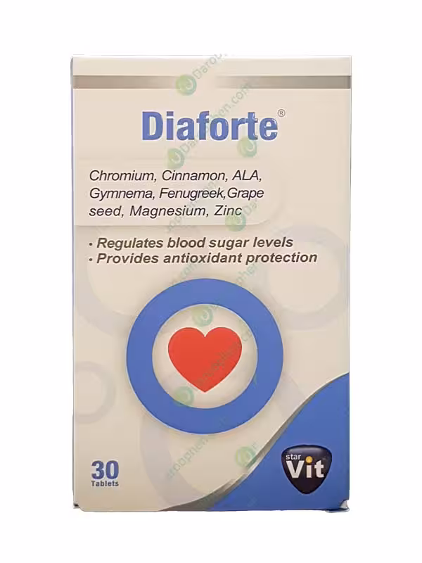 قرص دیافورت استار ویت 30 عدد – Starvit Diaforte 30 Tabs