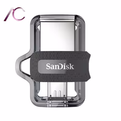 فلش مموری سن دیسک 32 گیگ مدل SANDISK ULTRA DUAL DRIVE M3.0