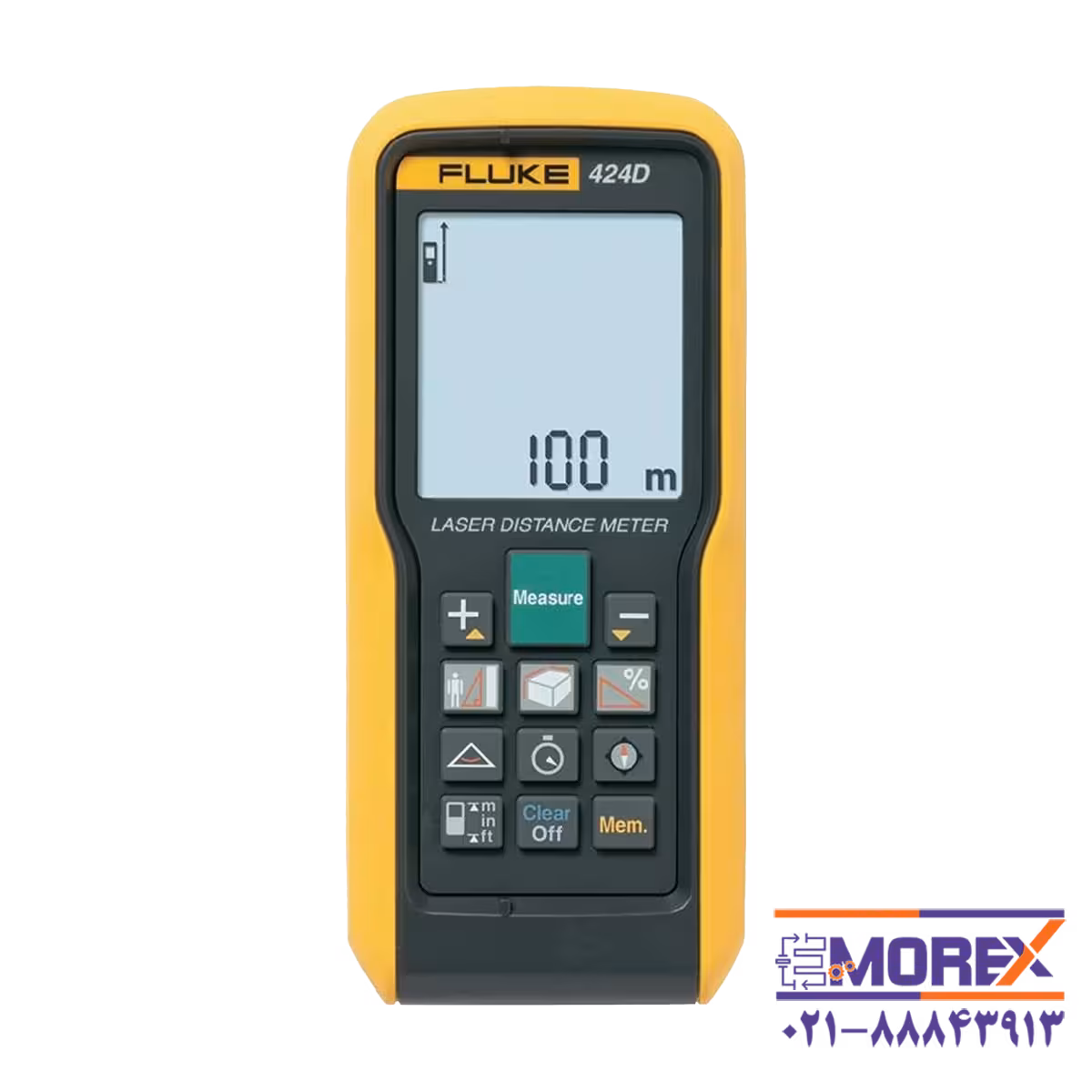 متر لیزری دیجیتال فلوک | FLUKE مدل 424D 100M