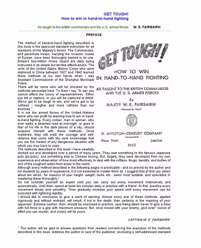 خرید و دانلود نسخه کامل کتاب Get Tough!: How to Win in Hand-To-Hand Fighting