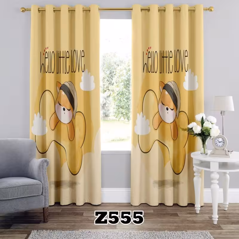 پرده سه بعدی طرح خرس کودک