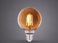 لامپ LED حبابی فیلامنتی رویالوکس مدل G95، توان 8 وات، سرپیچ E27