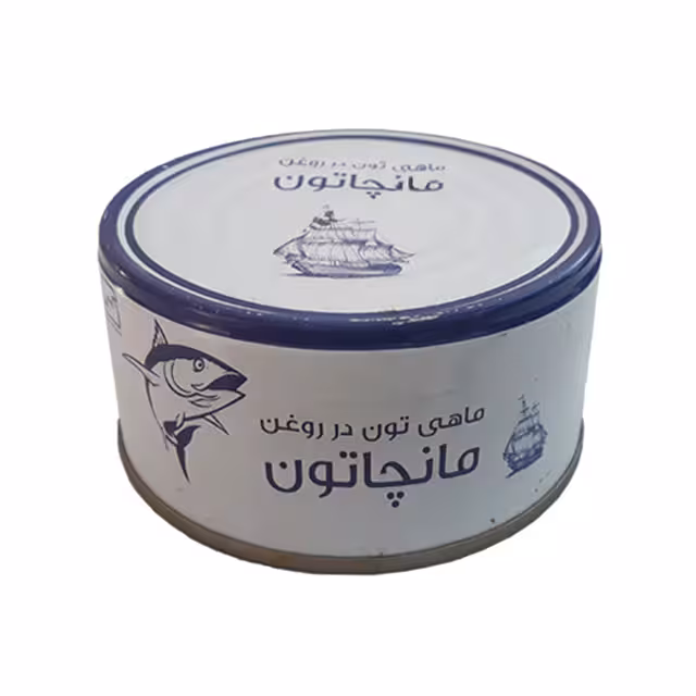 کنسرو تن ماهی در روغن مانچاتون 180 گرمی