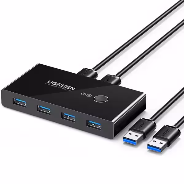 سوئیچ پرینتر 4 خروجی دستی USB3.0 یوگرین مدل US216-30768