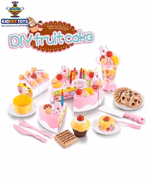 ست کیک تولد با بستنی