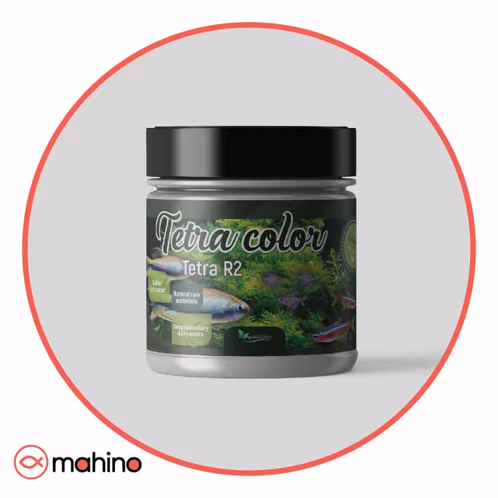 غذای رنگ گرانولی ماهیان گیاهخوار تترا Tetra R2 برند برگچین