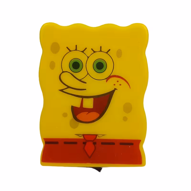 چراغ خواب کودک مدل باب اسفنجی با نورپردازی شاد کد 2024