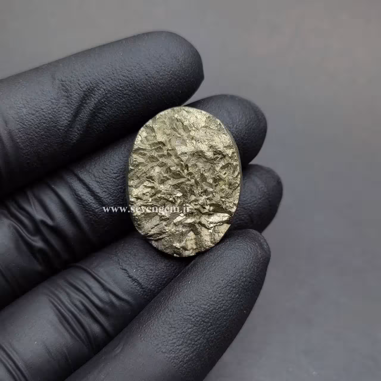 نگین سنگ پیریت طلایی (کدA594)