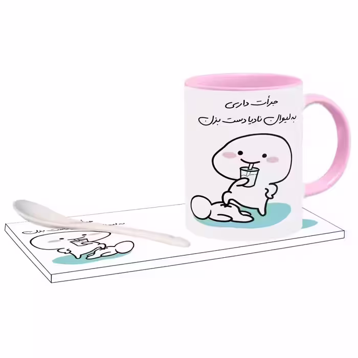 خرید ماگ-لیوان   جرات داری اسم نادیا بدون زیر لیوانی  ، . .