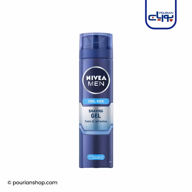 ژل اصلاح آقایان نیوا مدل خنک کننده Nivea Cool Kick حجم 200 میلی لیتر