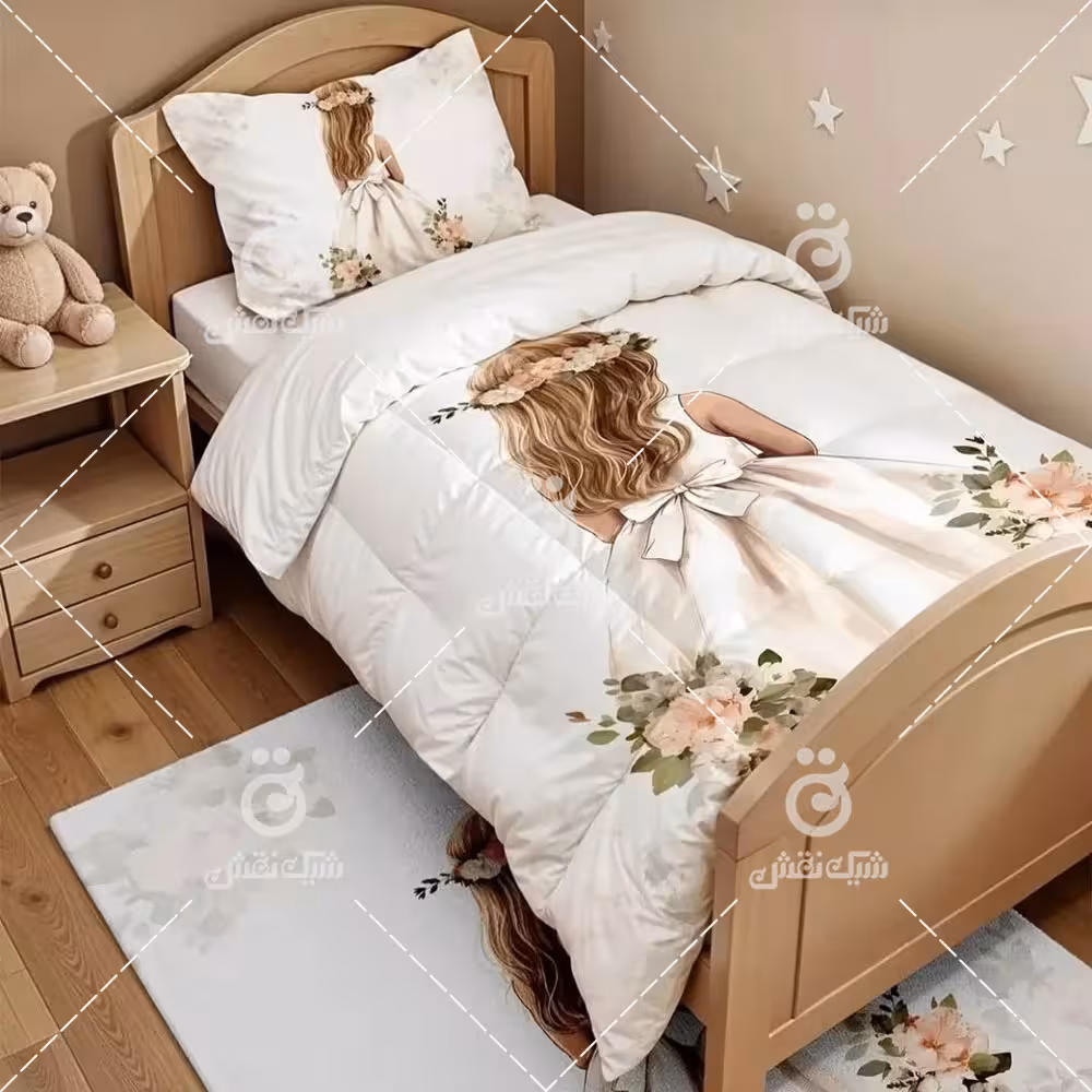 روتختی سه بعدی طرح دختر کد 307