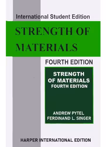 خرید و دانلود نسخه کامل کتاب Strength of Materials