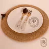 MARKET مارکت  قاشق چنگال ماربل طلایی  7103