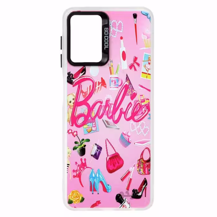 قاب SoCool دخترانه طرح Barbie مناسب برای موبایل Samsung A22-4G / M32-کد1144