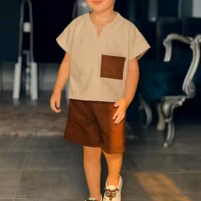 تیشرت شلوارک پسرانه کد 91035