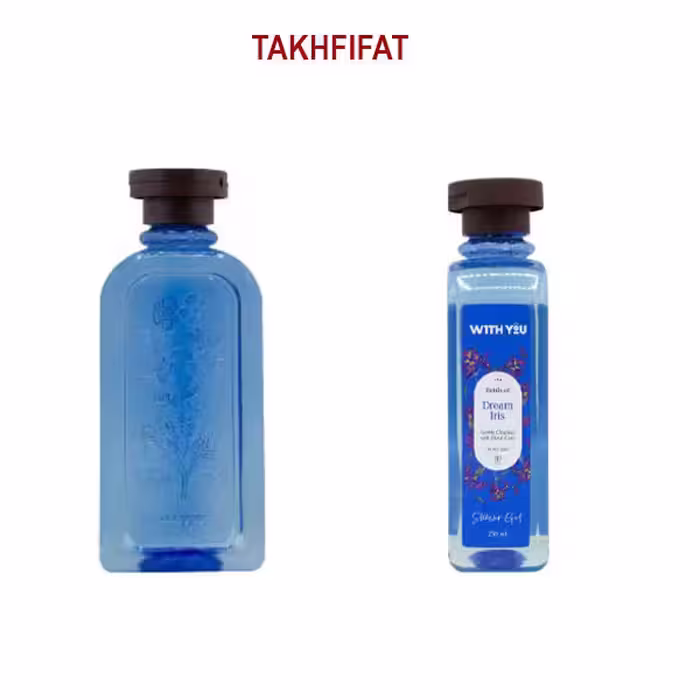 شامپو بدن ویت یو مدل dream iris مناسب انواع پوست رنگ زنبقی(With You Body Wash – Dream Iris, For All Skin Types, 250ml)