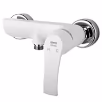 شیر توالتی مدل لوتوس سفید کروم