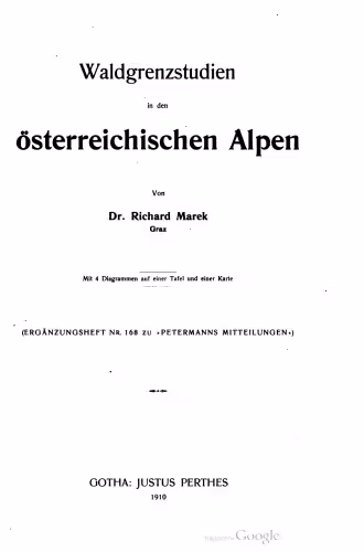 خرید و دانلود نسخه کامل کتاب Waldgrenzstudien in den österreichischen Alpen