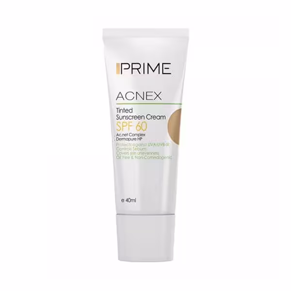 کرم ضد آفتاب بژ مناسب پوست چرب پریم SPF 60