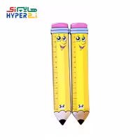 خط کش چوبی 14 سانتی مداد زرد