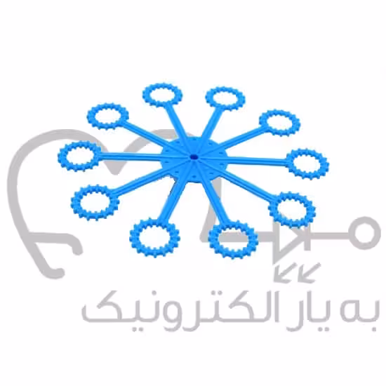 سازه رباتیک پلاستیکی حباب ساز 10 حلقه سایز 120mm