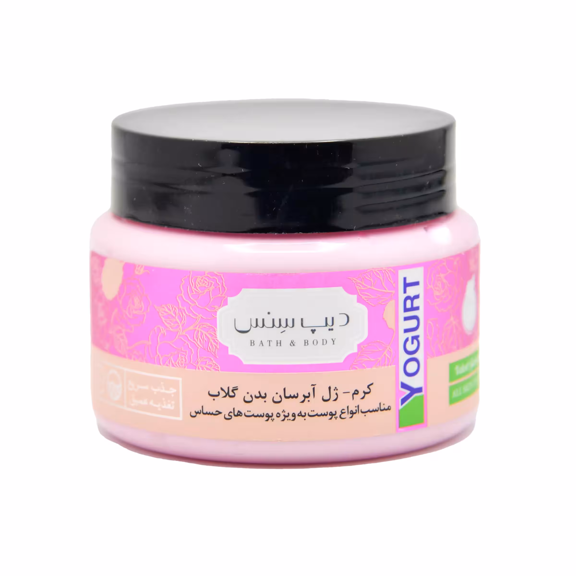 کرم ژل آبرسان بدن دیپ سنس (حاوی گلاب)