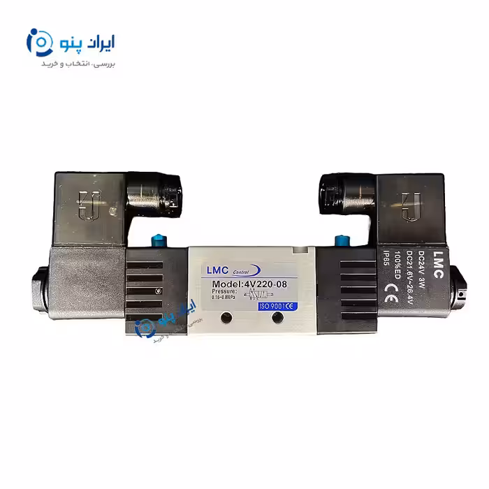 شیر برقی 2-5 1/4 دو بوبین ال ام سی 220 ولت 4V220-08 LMC