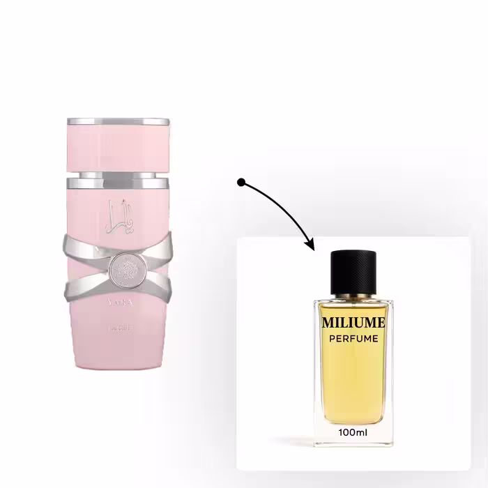 اسانس عطر Lattafa Yara برند kpf - کد 2722 - لطافه یارا صورتی 100ML - میلیوم پرفیوم