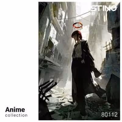 پازل شیشه ای استینو 260 تکه طرح انیمه (کد 80112)،(باجعبه)