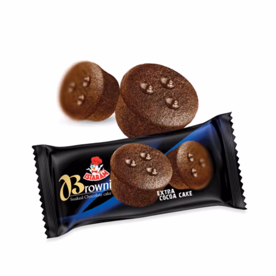 کیک شکلاتی براونی ایسترم (60 گرم) istaram