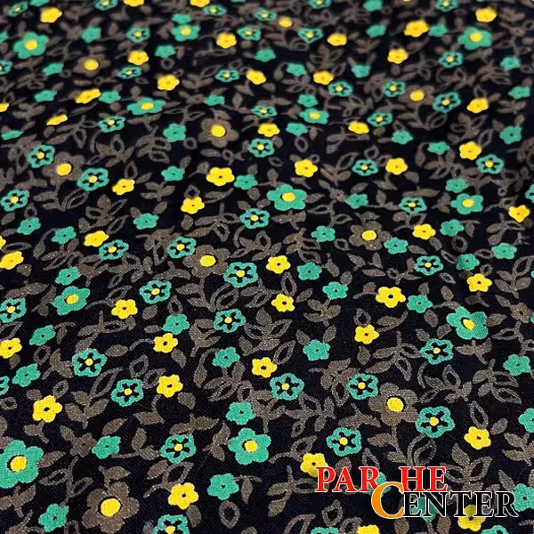 پارچه نخی گلدار کد56 عرض 150