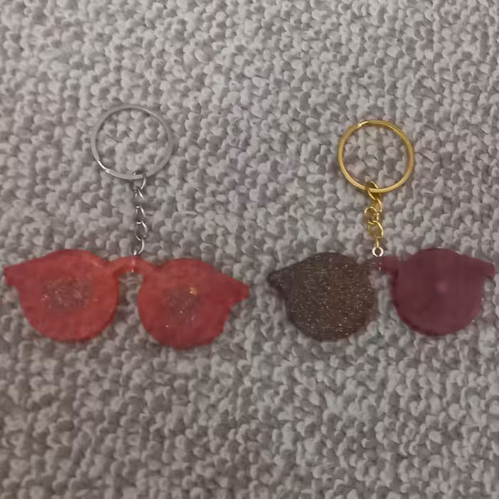 جاکلیدی رزینی مدل عینک