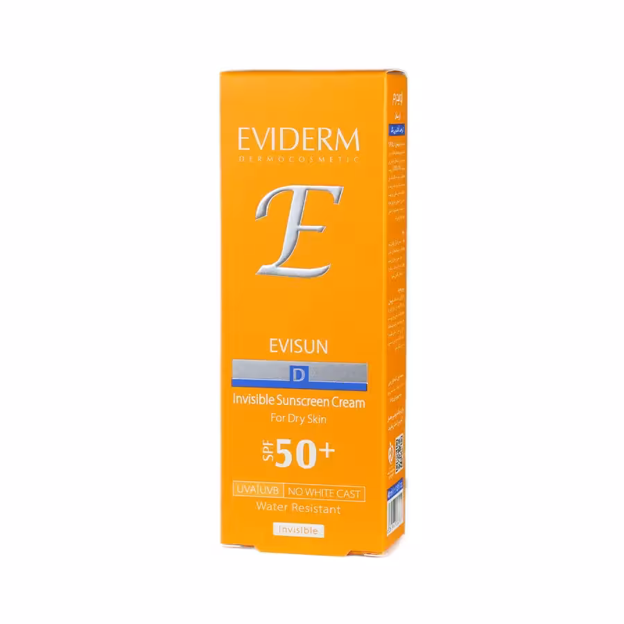 ضدآفتاب پوست خشک بی رنگ spf50 اویدرم