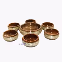 خاتم کاری  ست اجیل خوری کدkp252