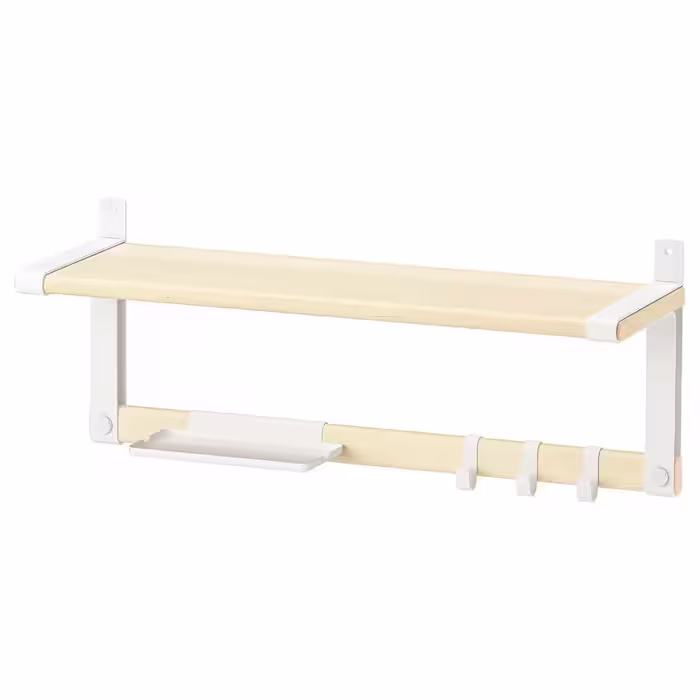 شلف دیواری ایکیا مدل SKOMAKARE کد 805.501.97 سایز 65x26 سانتی متر