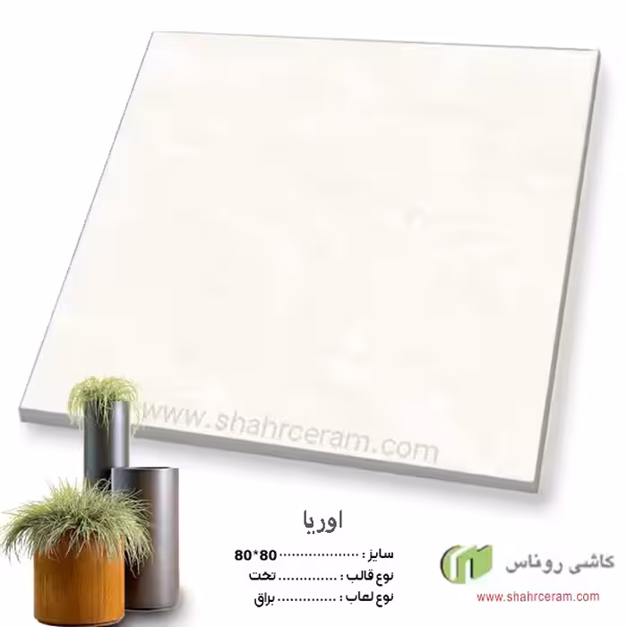 سرامیک اوریا 80*80 کاشی روناس