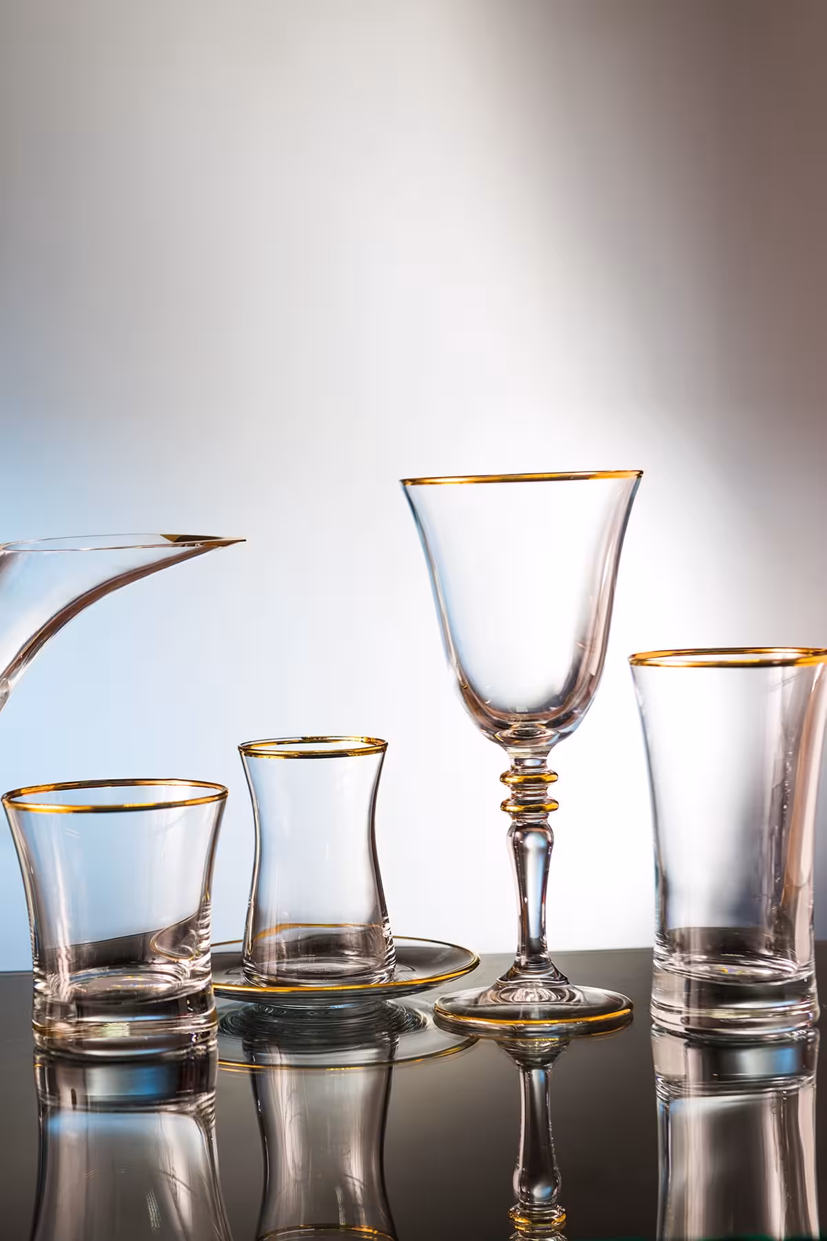 سرویس پارچ و لیوان آب خوری 61 پارچه 12 نفره KCD ترکیه مدل Soprano