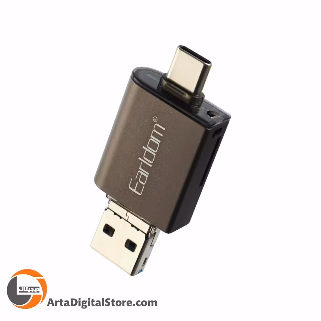 رم ریدر همه کاره Earldom ET-OT82 OTG Type-C Black