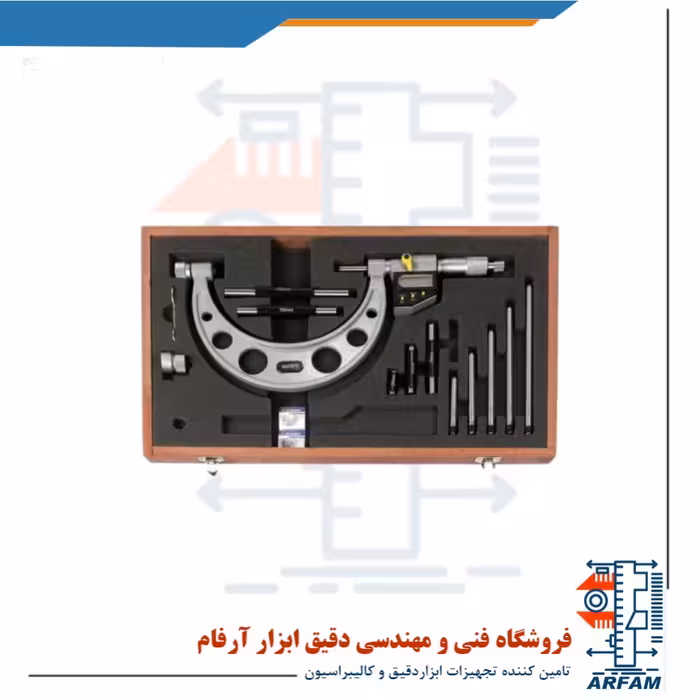 ست میکرومتر دیجیتال آسیمتو 150-0 خارج سنج مدل 0-06-115