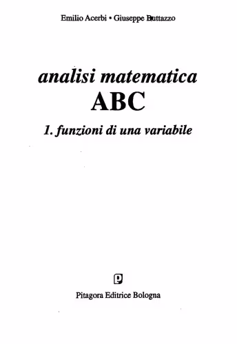 خرید و دانلود نسخه کامل کتاب Analisi matematica ABC_ 1