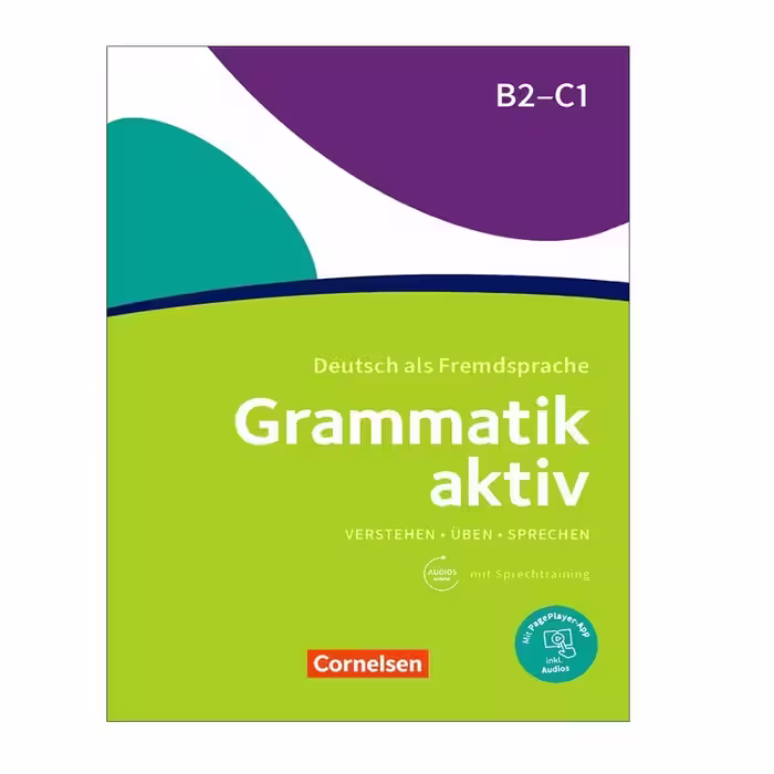 Grammatik aktiv B2 C1 Uben Horen Sprechen ( چاپ سیاه سفید )