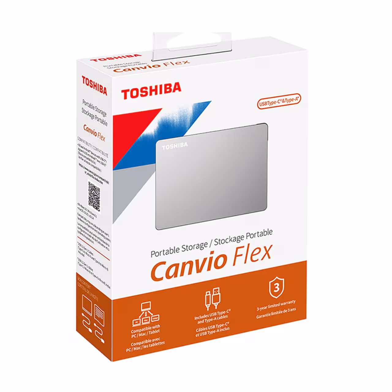 هارد اکسترنال توشیبا مدل Canvio Flex ظرفیت 2 ترابایت