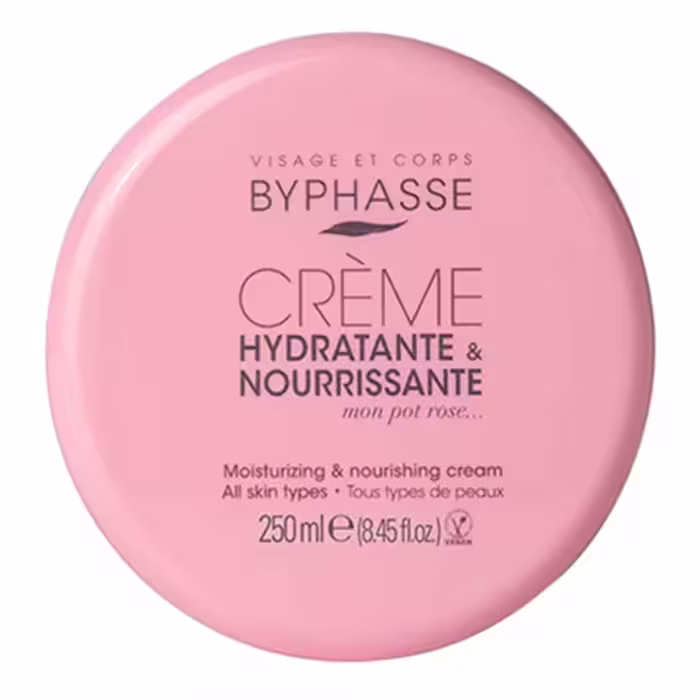 کرم مرطوب کننده صورت و بدن بایفاس BYPHASSE حجم 250 میل
