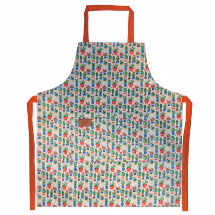 باجیکا پیشبند طرح گلدان کاکتوس