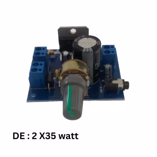 ماژول آمپلی فایر 35 * 2 وات ولوم دار ( تراشه TDA7377 )
