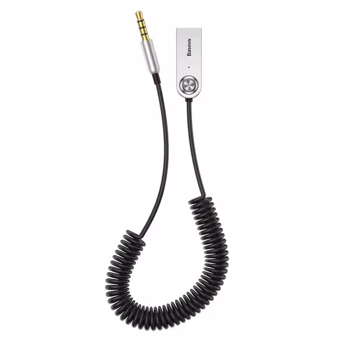 گیرنده صوتی بلوتوثی بیسوس مدل CABA01 همراه با میکروفون داخلی